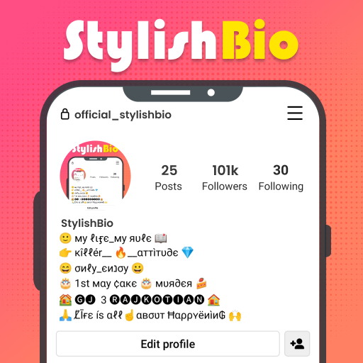 Bio for Instagram icon