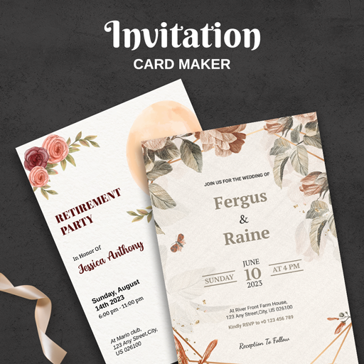 Invitation Card Maker &amp; Design icon
