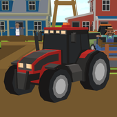 Traktor rolnika topornie sim icon