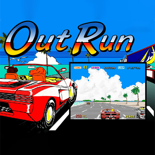 Outrun arcade game icon