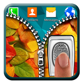 zipper lock finger print prank icon