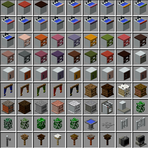 мебель в minecraft иконка