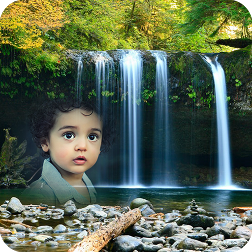Water Fall Photo Frames أيقونة