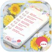 Rose Theme Color Go SMS - Color Message on 9Apps