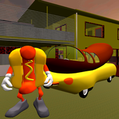 Hello Sausage Neighbor. Hot Dog Run Escape 3D icon