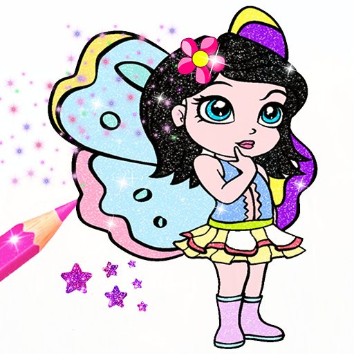 Surprise Princess Fairy Coloring Pages icon