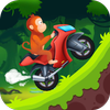 Jungle Motorcycle Racing - Monkey Hill Climb icon