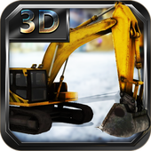 Snow Excavator Simulator 3D icon