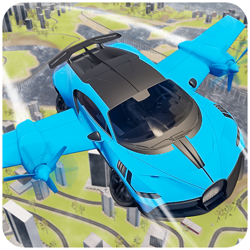 Real Sports Flying Car 3d icon