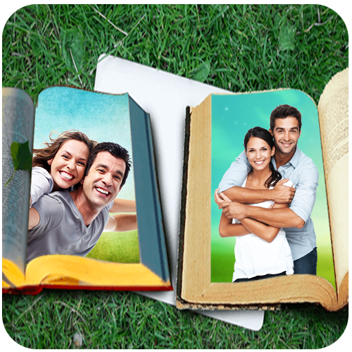 Dual Book Photo Frame icon