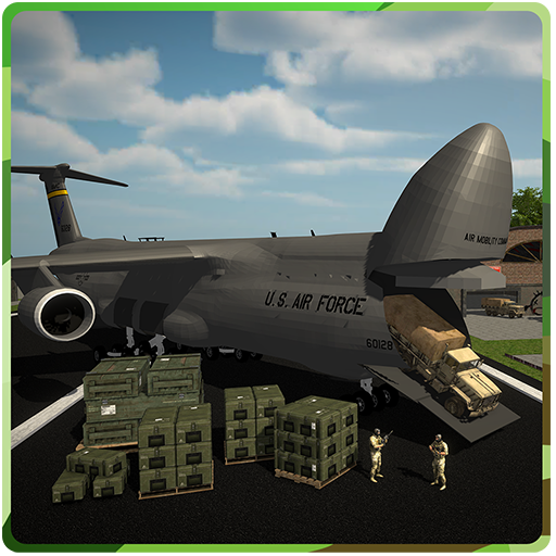 Real Army Truck Driving – A military transporter icon