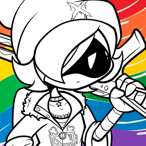 AR Draw Coloring Murder Drones icon