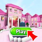 Luxurious Pink House for girls dream. Map for MCPE on 9Apps