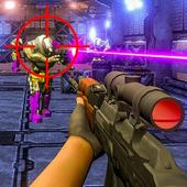 bohater obcy strzelec zakładnik ratunek walka 4d icon