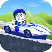 Super doreamon racing and climbing icon
