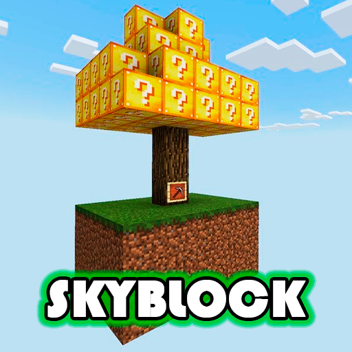 Lucky skyblock for minecraft pe icon