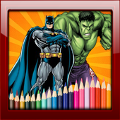 Super Hero Coloring Smart icon