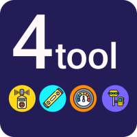 Metal & Noise Detector: Bubble Level, 4tool