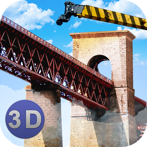 Bridge Construction Crane Sim icon