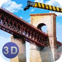 Bridge Construction Crane Sim