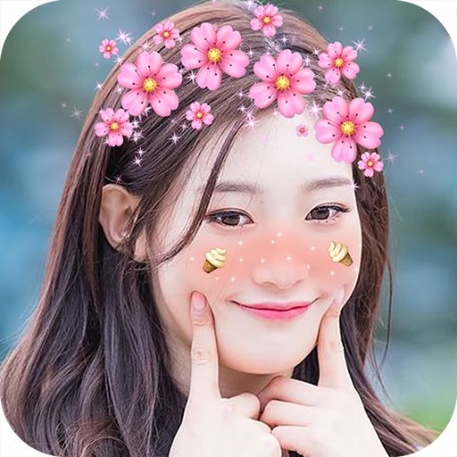 Live Face Sticker Sweet Camera icon