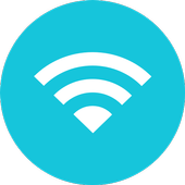 Blue WiFi icon