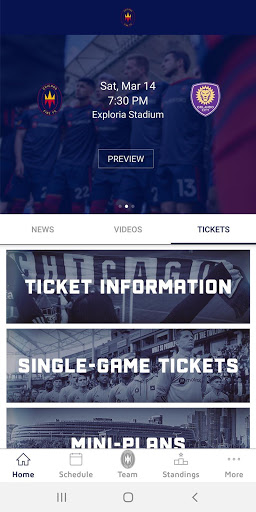Chicago Fire FC Mobile App screenshot 4