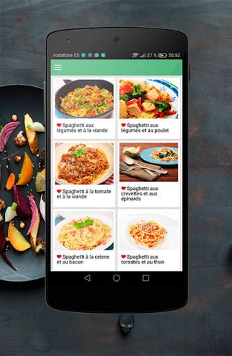 Recettes de spaghetti screenshot 3