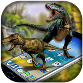 Dinosaur on Phone Prank icon