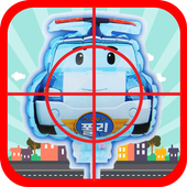 ikon Menembak Robocar Poli