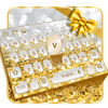 Gold diamond keyboard icon