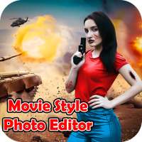 Movie Style Photo - Cut Paste Editor on 9Apps