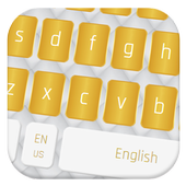 White Gold Keyboard icon