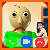Call Calling Baldi's Basics 📱 Fake Video icon