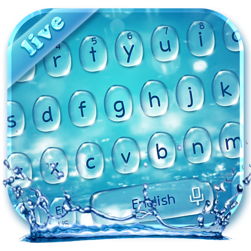Live Water Keyboard Theme icon