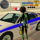 panther Stickman Black Rope Hero Gangstar Crime icon