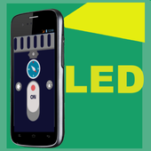 Flashlight and mini compass icon