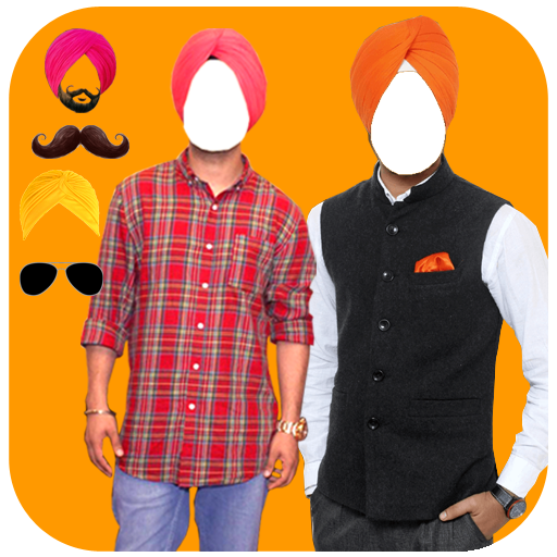 Sikh Dress Photo Suit icon