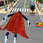 Super Hero Amazing Flying Spider City Simulation icon