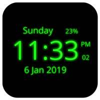 Digital Clock Live Wallpaper on 9Apps