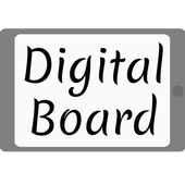 Full screen text - Digital Board icon