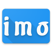 imo text calls &amp; chat video icon