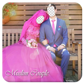Muslim Couple Photo Suit icon