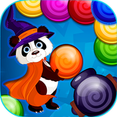 Bubble Halloween Panda Game icon