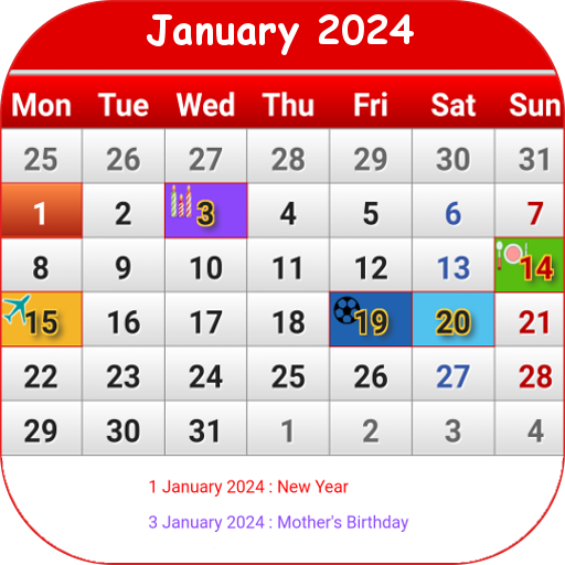 Tunisia Calendar 2024 иконка