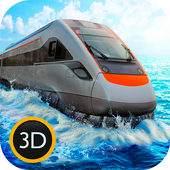 Water Train Driving Simulator icon