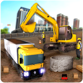 Real Construction Simulator - Road Builder Sim 17 icon