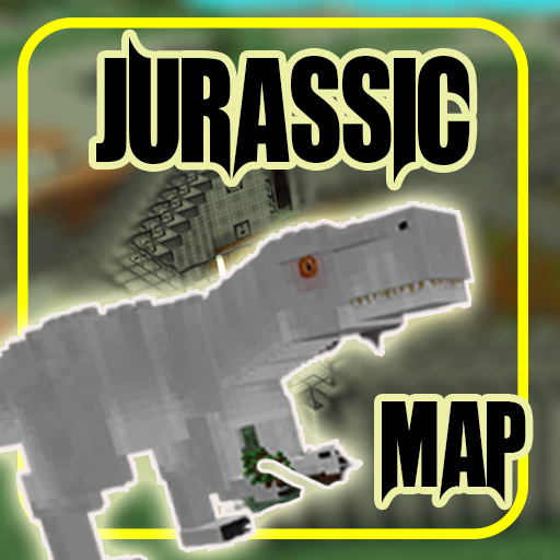 The Amazing Jurassic Map. World mcpe craft info. icon