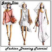 fashion drawing steps icon