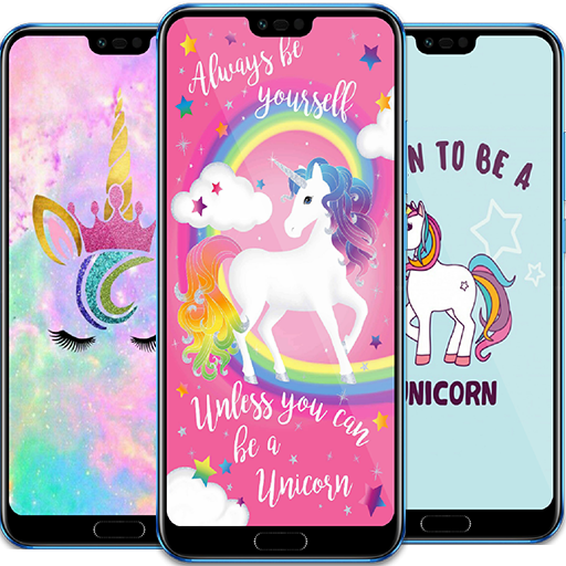Kawaii Unicorn Wallpaper icon